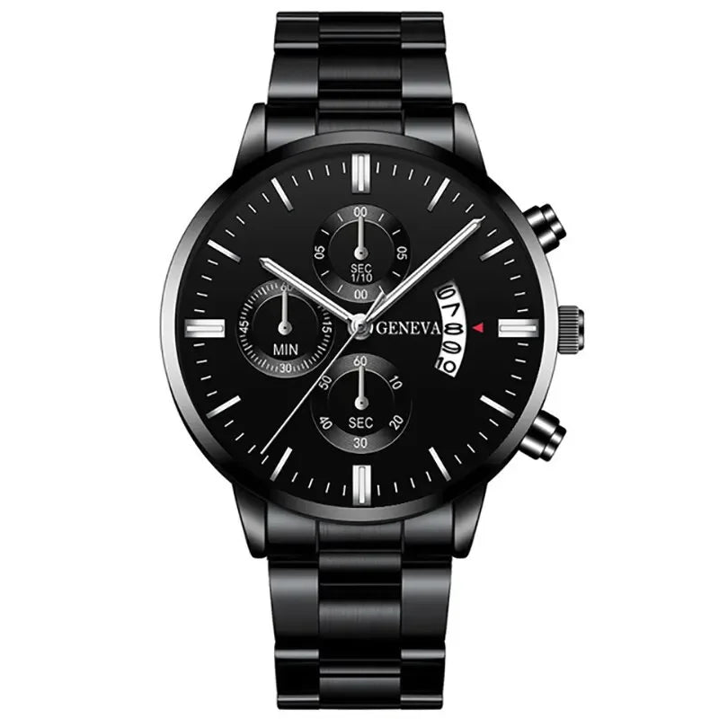 Relógio Masculino Geneva - Luxo, Elegância, Durabilidade e Estilo para Homens de Sucesso